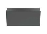 Ideal Standard Conca Waschtisch-Unterschrank T4320Y2 ohne Ausschnitt, 1 Auszug, 120 x 37 x 55 cm, Anthrazit matt lackiert