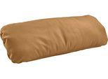 Dekokissen DIE PLANBAR "PN-EM20028 Nierenkissen", gelb (kurkuma), B:70cm H:25cm L:15cm, Leder, Dekokissen_Sitzkissen_Kissenhüllen, Hochwertiges Glattleder