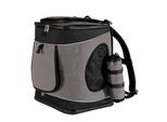 Lionto Haustier-Rucksack grau/ schwarz