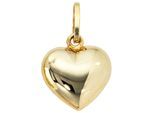 Herzanhänger JOBO "Anhänger Herz", gold (gelbgold 333), Schmuckanhänger, Damen, Gelbgold 333, 333 Gold