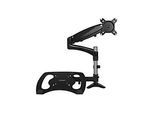 StarTech.com Laptop Monitor Stand - Computer Monitor Stand - Full Motion Articulating - VESA Mount Monitor Desk Mount - Befestigungskit - einstellbarer Arm - für LCD-Display/Notebook - Schwarz