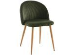 Livetastic Stuhl , Grün , Holz, Metall, Textil , Pappel , Sperrholz , Rundrohr , 51x78x52 cm , Esszimmer, Stühle, Esszimmerstühle