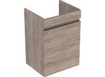 Geberit Renova Plan Waschtischunterschrank 501903JR1 43,5x60,5x34,5cm, 1 Tür, nussbaum, Folie strukturiert