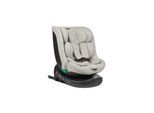 Kikka boo Kindersitz i-Round i-Size (40-150cm) Isofix, 360-Grad-Drehung, Gurt hellgrau