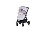Chipolino Kombikinderwagen Ultera 2 in 1 Babyschale Fußabdeckung klappbar Korb hellgrau