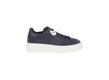 Hogan Low-Top Sneaker - H-Stripes Suede Sneakers - Gr. 8 - in Blau - für Damen