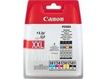 Multipack 4 Stück Canon Tintenpatrone CLI-581XXL C/M/Y/K, original