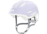 Fahrradhelm ABUS "SMILEY 3.0 ACE LED" Gr. M, lila (pure lavender), Helme, M Kopfumfang: 50cm - 55cm