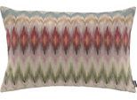 Dekokissen H.O.C.K. "Esra", bunt (bunt, gemustert), B:40cm H:10cm L:60cm, Baumwolle, Polyester, Dekokissen_Sitzkissen_Kissenhüllen, mit Zick-Zack-Muster, Kissenhülle mit Füllung, 1 Stück