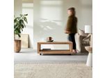 Couchtisch aus Eichenholz ohne Knoten 110 × 60 Anoa