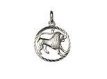 Kettenanhänger VIVANCE "925/- Sterling Silber Sternzeichen Löwe", weiß, Schmuckanhänger, Damen, one-size, Silber 925 (Sterlingsilber), 0,8 g, Kettenanhänger
