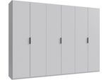 Kleiderschrank WIMEX "Oxford by fresh to go, in 3 Breiten, Made in Germany", weiß, B:300cm H:216cm T:58cm, Holzwerkstoff, Schränke, Kleiderschrank, mit hochwertigen Falttüren für den perfekten Überblick