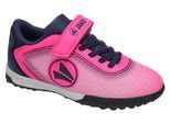 Fußballschuh JAKO "J-ST COURSE EV", Gr. 28, blau (neon pink, dk navy), Synthetik, Textil, Schuhe, für verschiedene, synthetische Hartplatz-Typen)