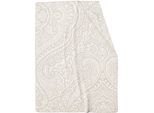 Wohndecke BIEDERLACK "Swinging Paisley", grau, B:150cm L:200cm, Mischgewebe, Wohndecken, Wohndecke, mit zeitlosem Paisleymuster, Kuscheldecke