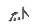 hansgrohe Fertigset Axor Starck Organic 4-L-BW-Rand-Arm, m Thermostat, brush. bla vc (12425340)
