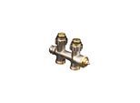 Oventrop Anschlussarmatur Multiblock T 1/2" AGx3/4" AG, DG, Zweirohrarmatur (1184083)