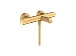 hansgrohe Wannen-Thermostat Axor Citterio M AP, Ausl. 180mm, 2 Verbr., brushed brass (34435950)