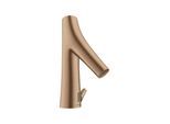 hansgrohe Elektronischer Waschtischmischer Axor Starck Organic m Temp.-Reg., Batt, brush. r gol (12171310)