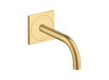 hansgrohe Elektronischer Waschtischmischer Axor Uno UP, Ausladung 165mm, brushed gold optic (38119250)