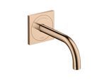 hansgrohe Elektronischer Waschtischmischer Axor Uno UP, Ausladung 165mm, polished red gold (38119300)