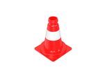 Schake Leitkegel tagesleuchtend, rot / weiß, Höhe: 200 mm (3L200)
