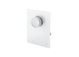 Oventrop Abdeckung Unibox T RTL Echtglas weiß, mit Thermostat (1022777)