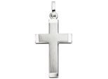 Kreuzanhänger JOBO "Anhänger Kreuz", silber (silber 925), Schmuckanhänger, Damen, Silber 925 (Sterlingsilber), 925 Silber