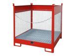 Bauer Südlohn Fass-Stapelpalette FSP-4 D, lackiert, Feuerrot (4442-08-0000-3000)