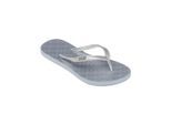 Sandale ROXY "Viva", Mädchen, Gr. 1(31), silber, Obermaterial: 98% Synthetikmaterial, 2% Metall / Futter: 100% Synthetikmaterial / Außensohle: 100% Moosgummi., Schuhe Sandale