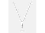 Kette mit Anhänger LIEBESKIND BERLIN "Schmuck Geschenk Edelstahl Halskette Festive Mini Link", silber (silberfarben), Halsketten, Damen, Edelstahl, L: 45 B: 2mm, B:2mm