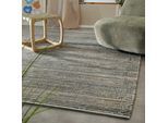 Wecon home Teppich »Denim Feels« rechteckig 6 mm Höhe handgewebt, robust, pflegeleicht, skandi, Natur, Jute, Wohnzimmer