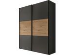 Schwebetürenschrank STAUD "Includo, Made in Germany", dekor vulkan, artisan eiche, B:167cm H:222cm T:68cm, Holzwerkstoff, Schränke, Schwebetürenschrank, Mit vier verschiedenen Ausstattungsvarianten