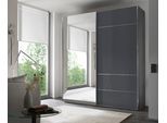 Schwebetürenschrank STAUD "Sonate Lucca mit Spiegel, Made in Germany", vulkanglas, B:200cm H:240cm T:68cm, Holzwerkstoff, Schränke, Schwebetürenschrank, Mit vier verschiedenen Ausstattungsvarianten
