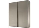 Schwebetürenschrank STAUD "Sinfonie Plus, edles Design in hochwertiger Qualität, Made in Germany", beige (sandglas), B:200cm H:222cm T:68cm, Holzwerkstoff, Schränke, Schwebetürenschrank, Mit vier verschiedenen Ausstattungsvarianten