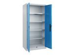 C+P Flügeltürenschrank Serie 89, 1950x930x600mm, 7035/5012 ; C + P Möbelsysteme (08922-00|S10227)