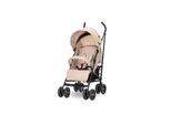 Lorelli Kinderwagen, Buggy IDA, schwenkbare Vorderräder, Rückenlehne verstellbar beige schwarz