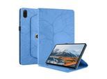 Für Honor Pad X8a 11 Zoll 360 Grad Baum Motiv Kunstleder Tasche Blau