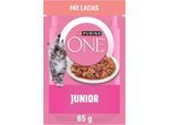 Purina ONE Junior Lachs 26x85g
