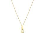 Kette mit Anhänger LIEBESKIND BERLIN "Schmuck Geschenk Edelstahl Halskette Festive Mini Link", gold (gelbgoldfarben), Halsketten, Damen, Edelstahl, L: 45 B: 2mm, B:2mm