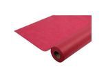 Tischdecke ProNappe, wasserabweisend, abwischbar, reissfest, L 20 m x B 1200 mm, recycelbares Spunbond, bordeauxrot, 1 Rolle