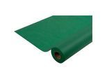 Tischdecke ProNappe, wasserabweisend, abwischbar, reissfest, L 20 m x B 1200 mm, recycelbares Spunbond, tannengrün, 1 Rolle