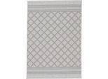 Teppich CARPETFINE "Boho 104, auch als Läufer erhältlich", beige, B:80cm H:4mm L:150cm, Polypropylen, Teppiche, Teppich, robustes Flachgewebe, Sisal Optik, UV-beständig, In- und Outdoor