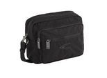 Umhängetasche CAMEL ACTIVE "Journey", Mädchen, Gr. B/H/T: 23cm x 19cm x 12cm, schwarz, Polyester, aufgeraut, bestickt, clean, unifarben, Taschen Umhängetasche, aus leichtem robusten Nylon, funktional perfekt für alle Lebenslagen