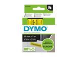 Original Dymo LABELMANAGER 350 Series (45018 / S0720580) Schriftband 12mm/7m Schwarz auf Gelb