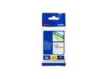 Original Brother P-Touch 1290 (TZE-M31) Schriftband 12mm/8m Schwarz auf Matt Transparent
