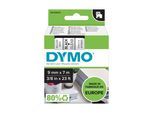 Original Dymo LABELMANAGER 350 Series (40910 / S0720670) Schriftband 9mm/7m Schwarz auf Transparent