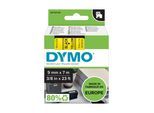 Original Dymo LABELPOINT 250 (40918 / S0720730) Schriftband 9mm/7m Schwarz auf Gelb