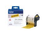 Original Brother P-Touch QL 650 TD (DK-22606) Etikett 1x (62mm x 15.24m) Gelb
