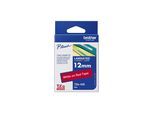 Original Brother P-Touch H 500 (TZE-435) Schriftband 12mm/8m Weiss auf Rot