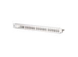 BTR NETCOM Patchfeld modul 24Port 1HE Edelstahl leer TN MPP24-Edst-leer ; Metz Connect (130921-00-E-90)